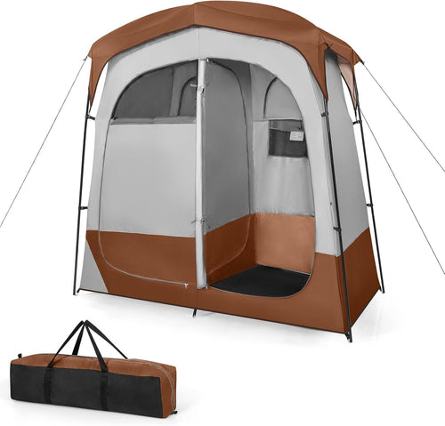 Double Room Camping Shower Tent Privacy Toilet Changing