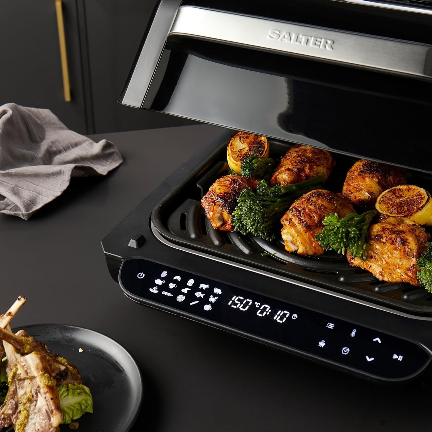 16-in-1 AeroGrill Air Fryer 3.8L | Health Grill, Multicooker, LED Touch, 1700W