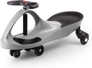 Kids Wiggle Car Ride On Scooter Balance Toy Steering Wheel Grey 120kg