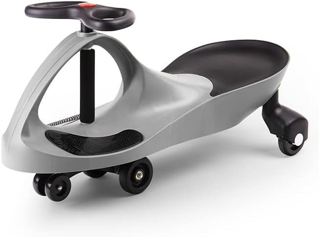 Kids Wiggle Car Ride On Scooter Balance Toy Steering Wheel Grey 120kg