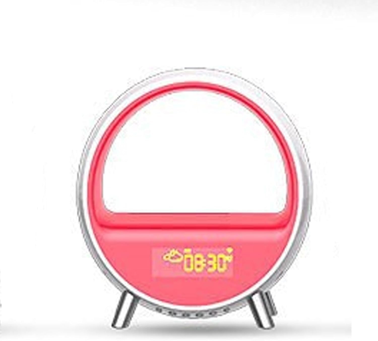 Bluetooth Speaker Projector Lamp Alarm Clock Wireless Charging RGB Light