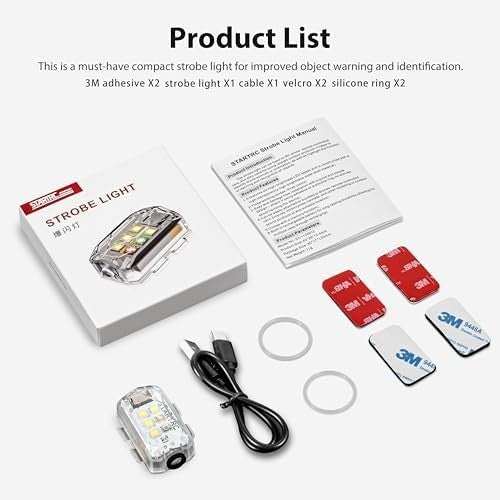 STARTRC Drone Strobe Light Anti-Collision LED Flash for DJI Mini/Mavic/Phantom