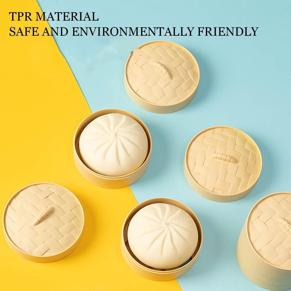 4pcs Giant Dumpling Squishy Stress Ball Jumbo Sensory Fidget Toy
