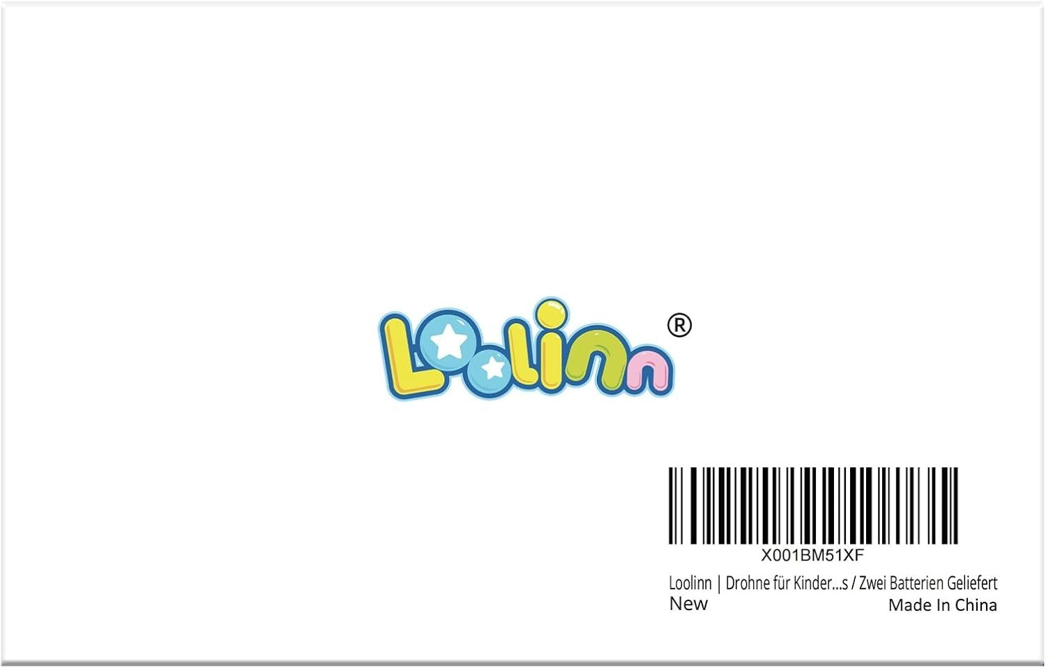 Loolinn Kids Drone with Auto Anti-Collision, Hand Control & 360° Flips