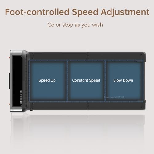 Foldable Under Desk Treadmill 120kg Capacity Quiet Home Walking Jog