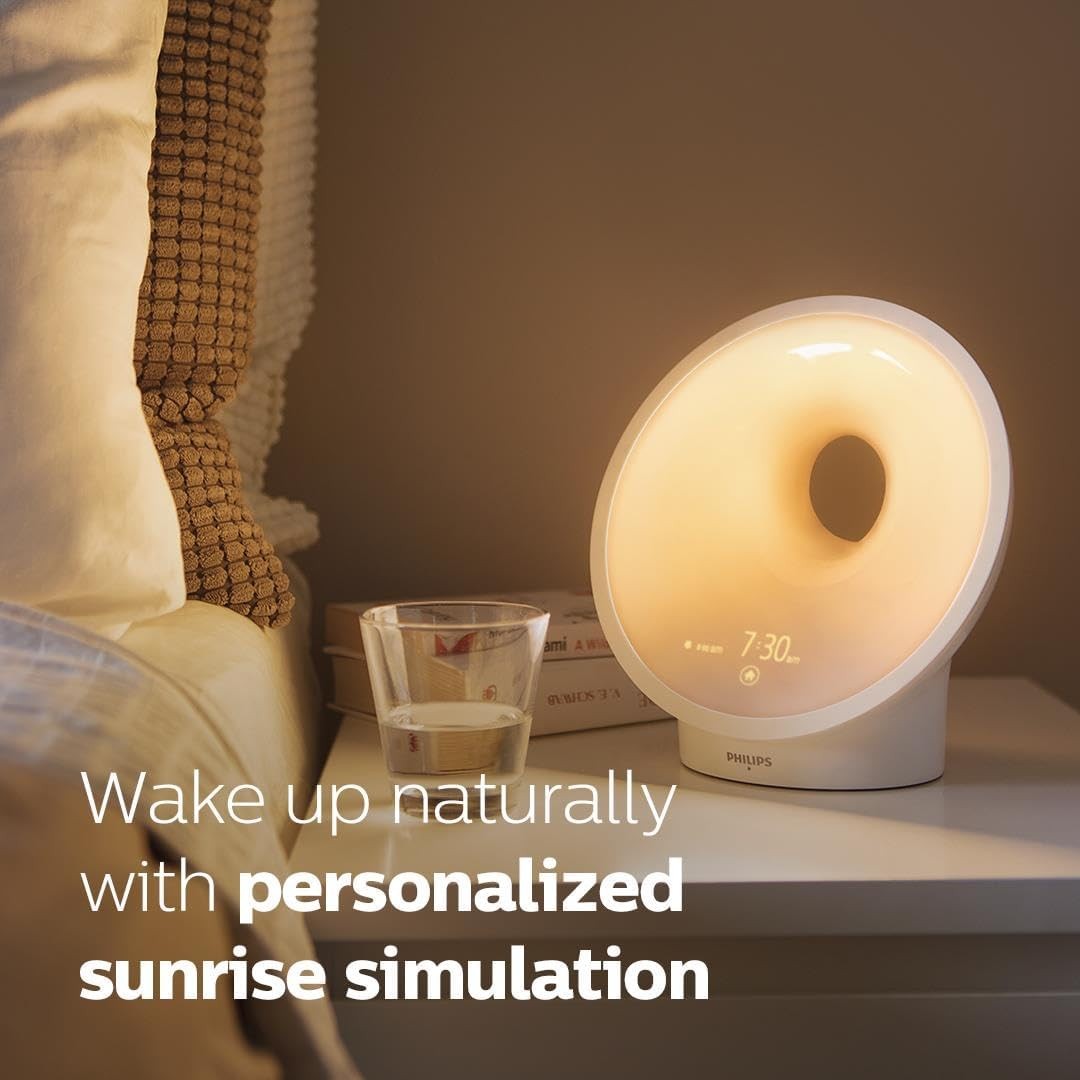 Sunrise Wake Up Light Alarm Clock Sleep Aid Sunset Sounds Night Lamp