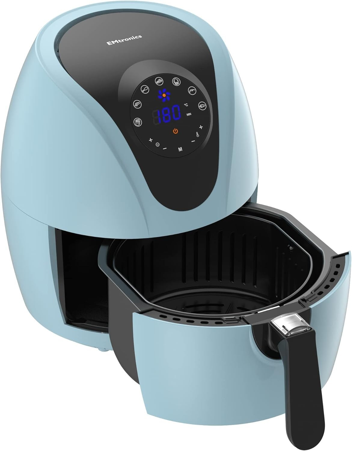 Aqua Air Fryer Set Dual Drawer 9L + 4.5L Manual Smart Presets Low Fat