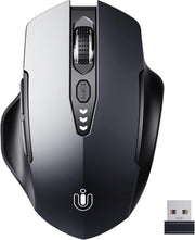 Rechargeable Wireless Mouse Battery Display Adjustable DPI 2.4G USB PC Laptop