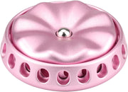 Pink Flower Metal Fidget Spinner Silent DIY Coin Top Slider