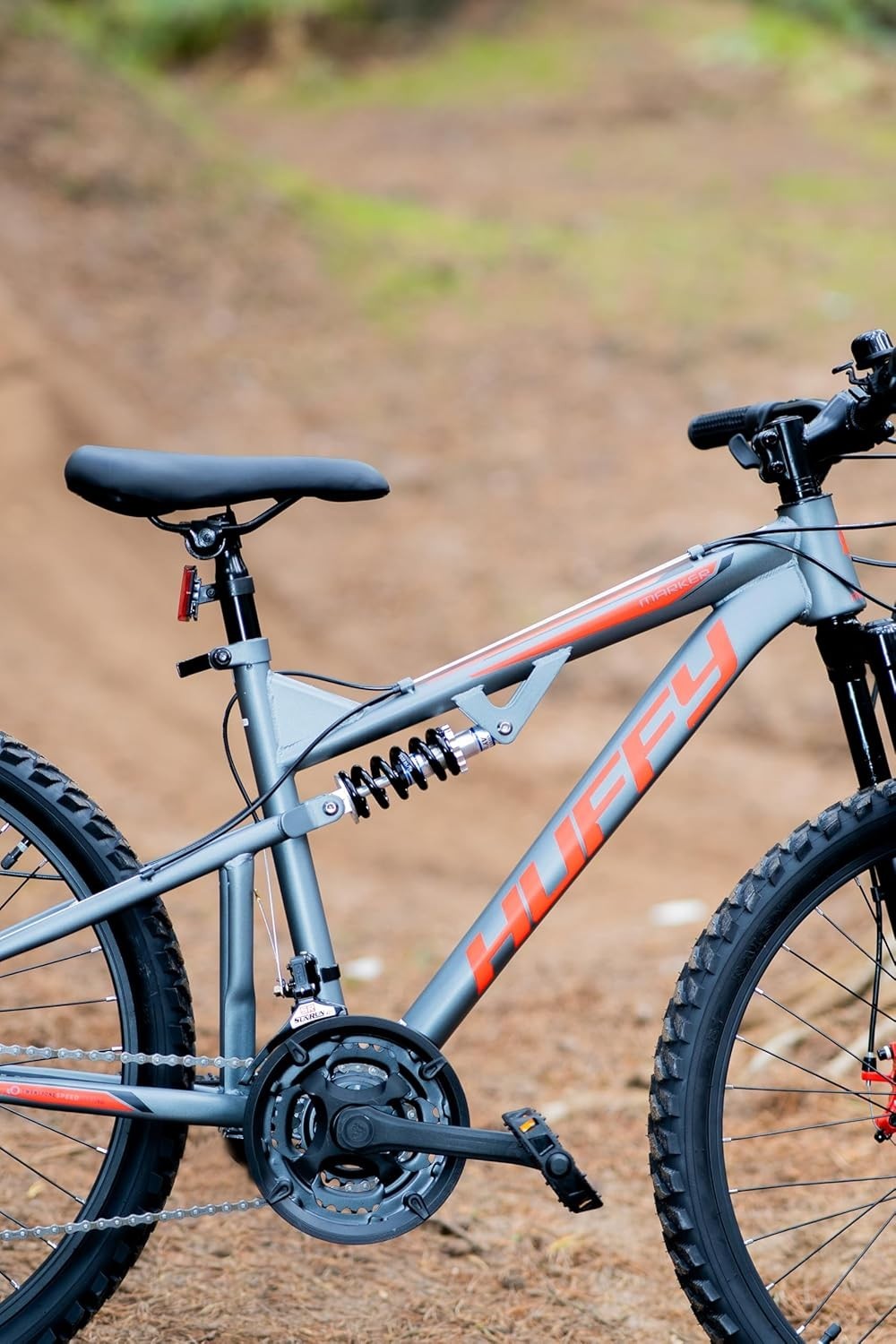 Full Suspension Youth Mountain Bike 21-Speed Disc Brakes 24" Wheels
