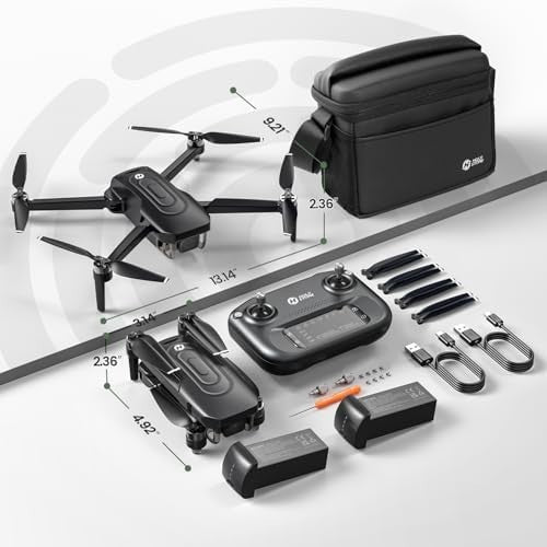 4K EIS GPS Drone Auto Return 60min Flight Brushless Motor Foldable Quadcopter