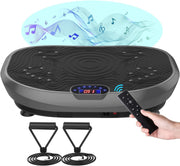 Grey Vibration Plate Exercise Machine Whole Body Workout 120 Levels