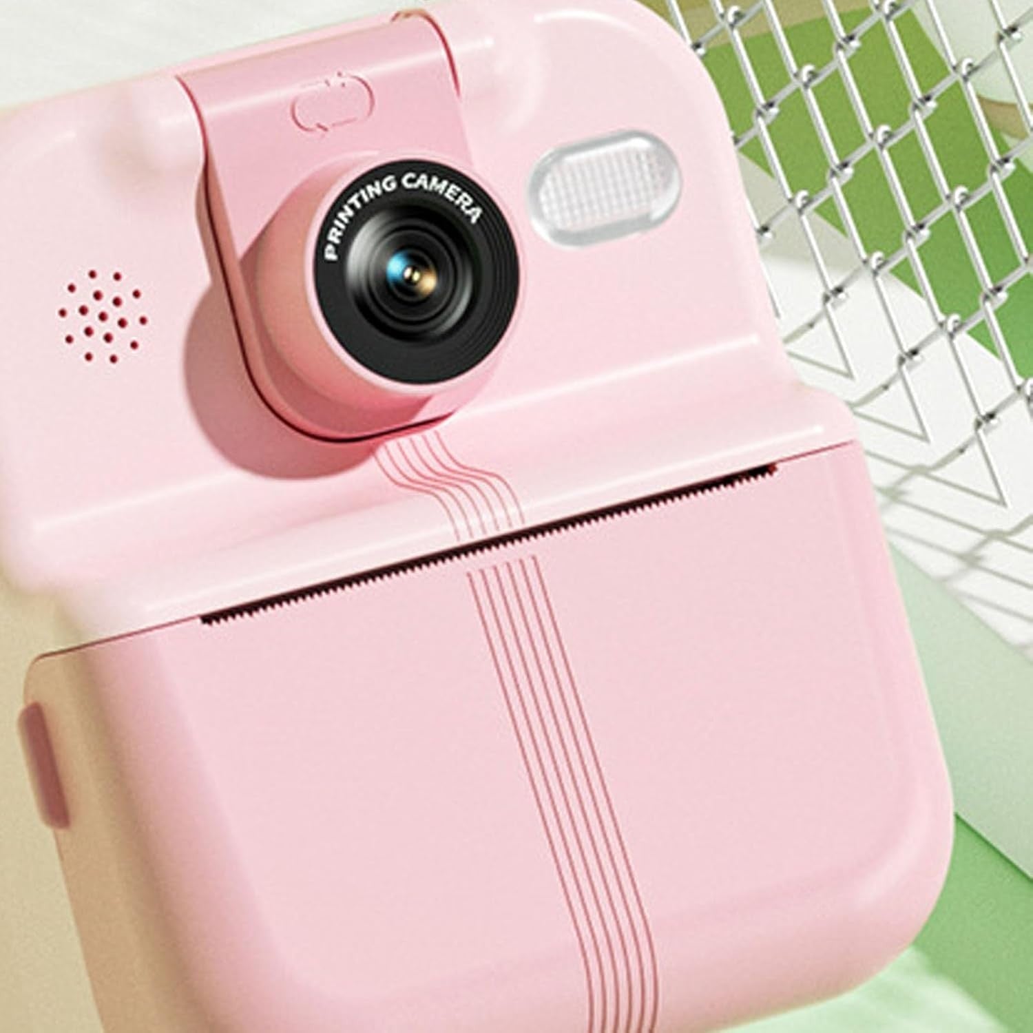 48MP Instant Print Camera 1080P Kids Camera App Print Rotating Lens