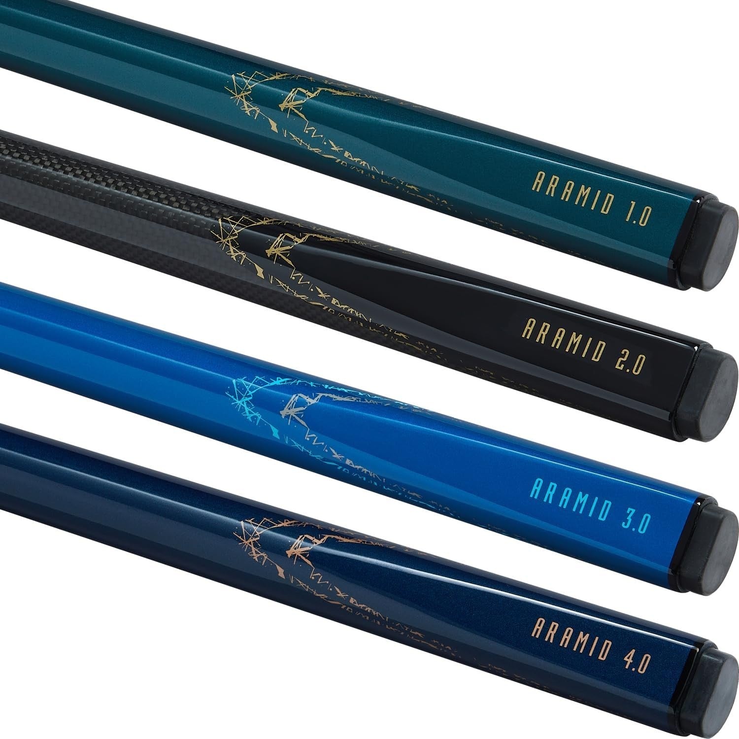 Carbon Fibre Snooker Pool Cue 57" 10mm Tip 2pc 19oz Radial Joint