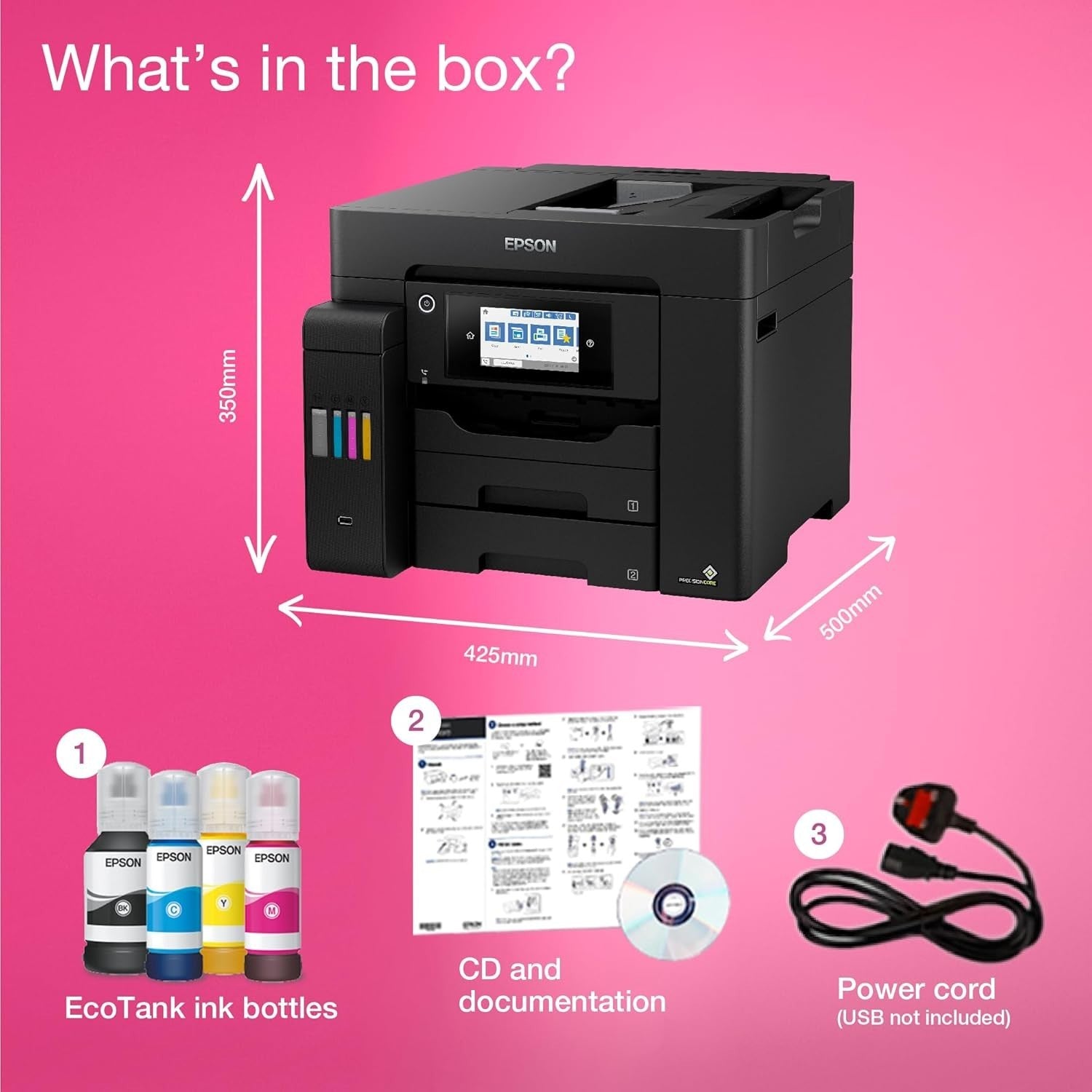 EcoTank ET-5805 A4 High Duty Wireless Multifunction Printer with ADF