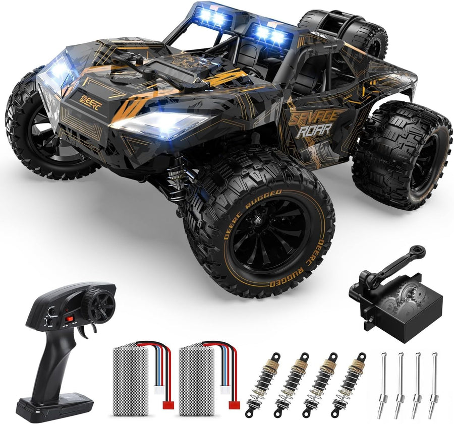 1:14 High-Speed 4x4 RC Monster Truck 40KPH Off-Road Car with LED Lights