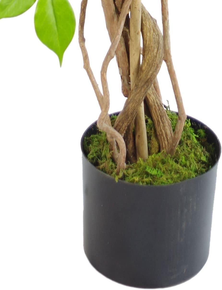 110cm Artificial Purple Wisteria Tree in Weighted Pot Faux Bloom Home Decor