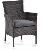 Rattan Tub Armchair Outdoor Garden Patio Chair with Cushion Commercial Grade