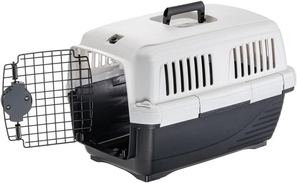 IATA Cat Dog Travel Carrier Crate Airline Approved Box Steel Door 5kg Max