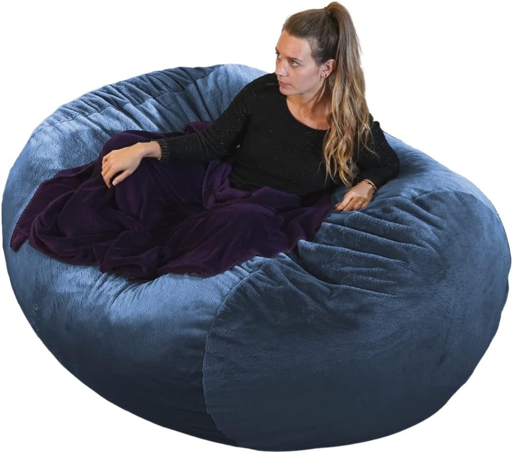 Giant Memory Foam Bean Bag Chair for Adults Kids Lounge Sofa Bed