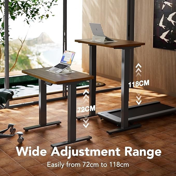 Electric Standing Desk 80cm Sit Stand Height Adjustable Home Office Table