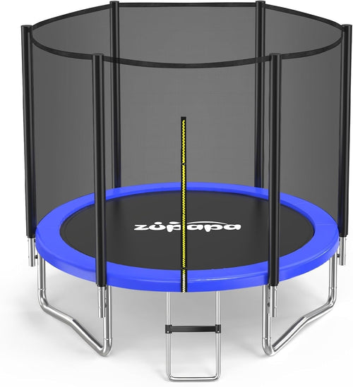 6ft Outdoor Garden Trampoline Kids Safety Enclosure Ladder