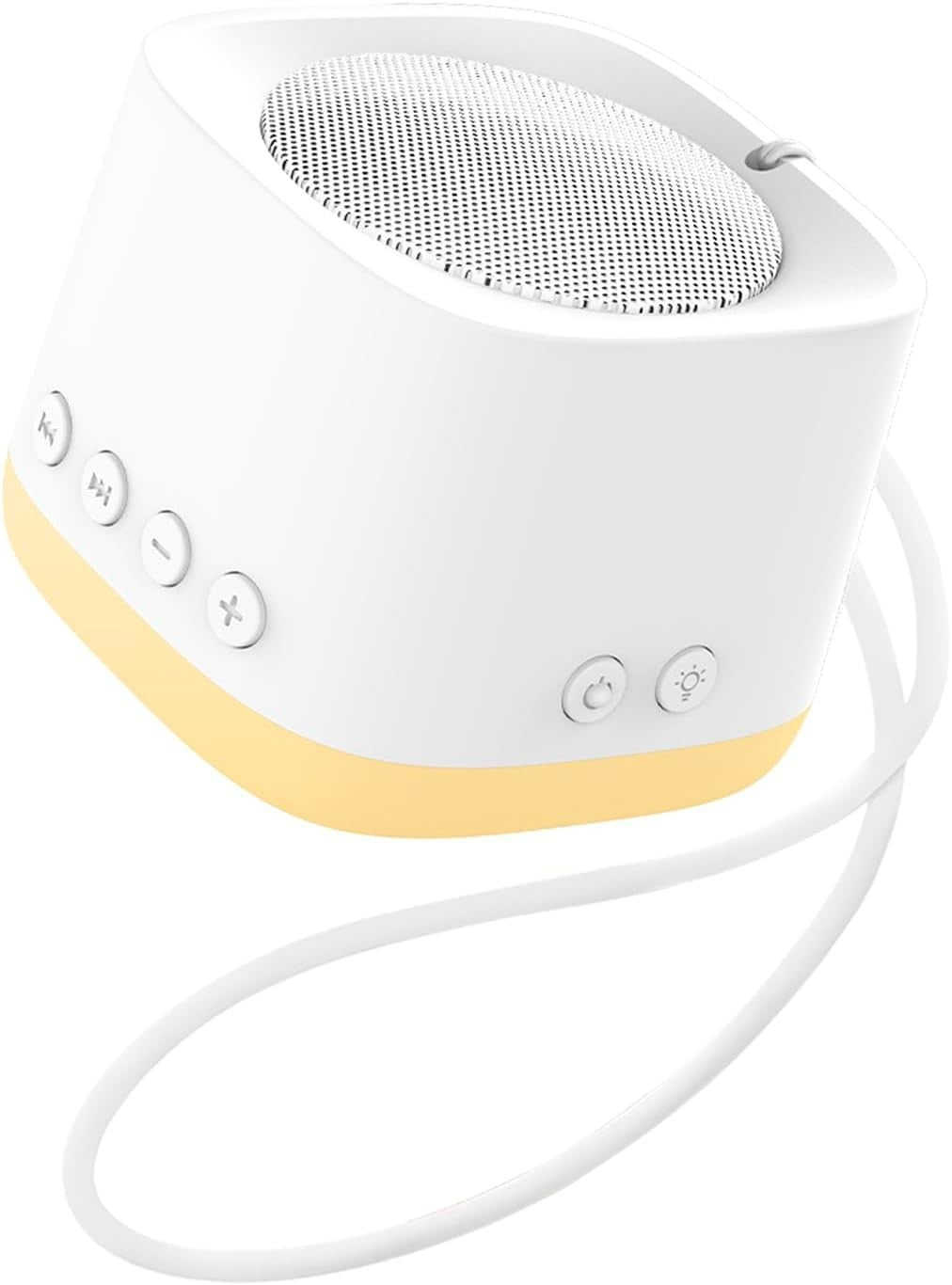 Portable Travel White Noise Sound Machine with Night Light & Timer