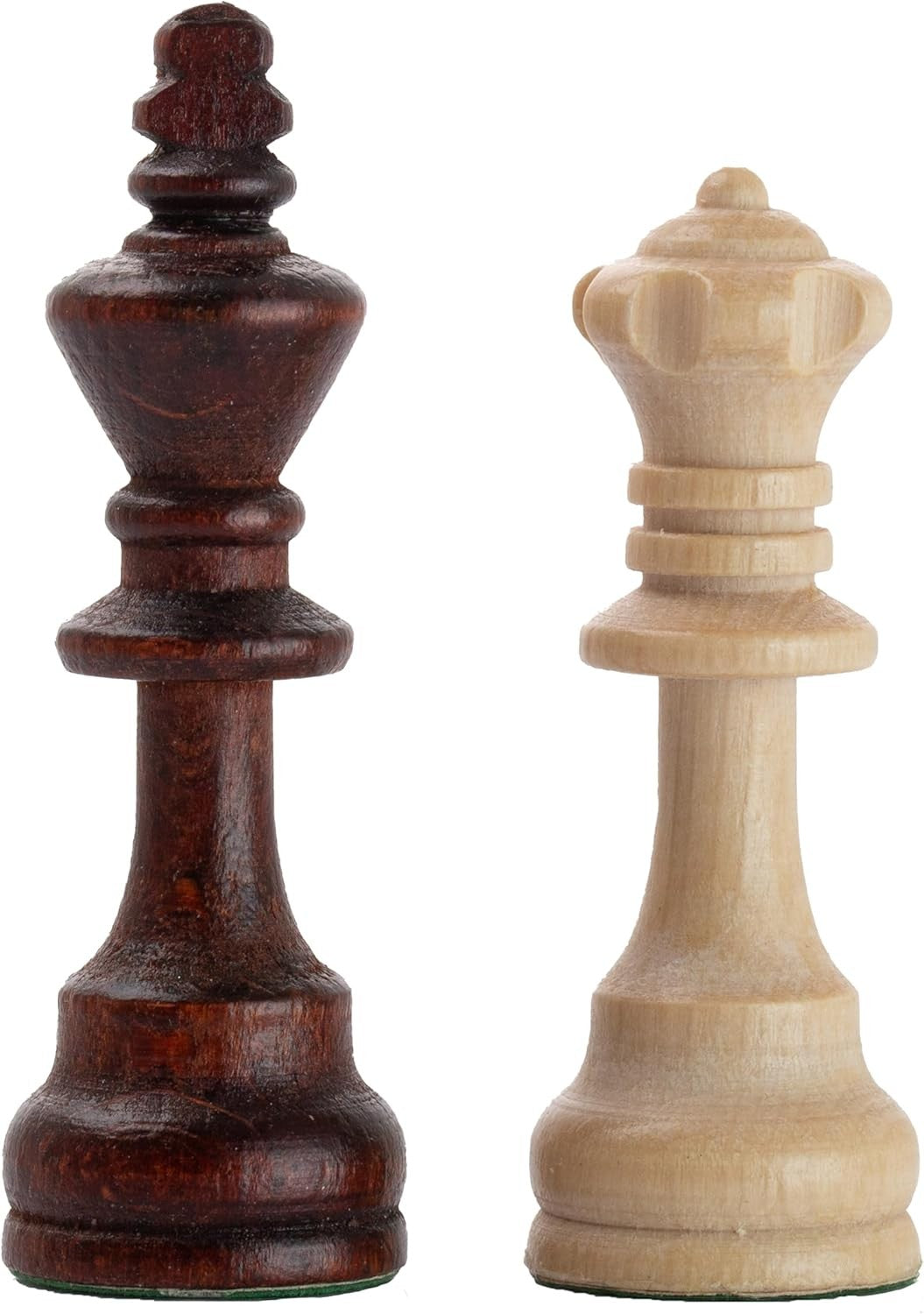38cm Magnetic Tournament Chess Set – Weighted Wenge Pieces & Folding Board