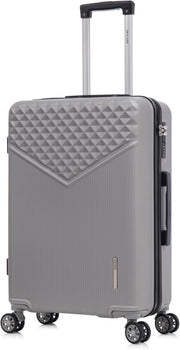Medium 24” ABS Check In Suitcase Lightweight Hard Shell 4 Wheel Spinner