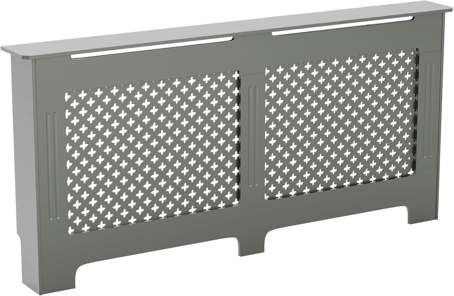 Extra Large Radiator Cover Olive Grey MDF Painted Heat Efficient
