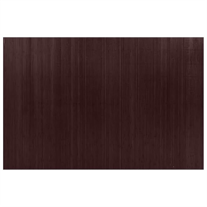 Dark Brown Bamboo Room Divider 250x165cm Roll-Up Privacy Screen Home Office