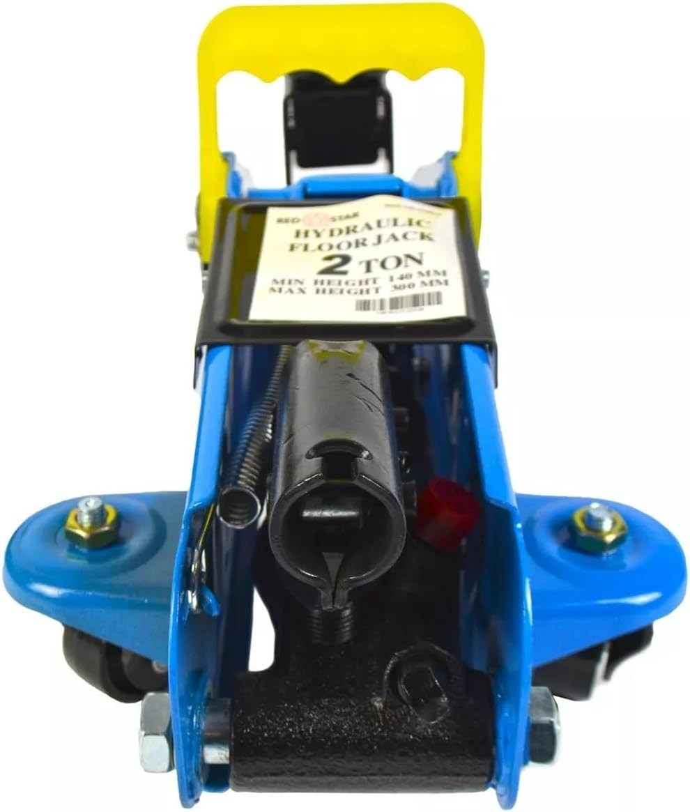 2 Ton Hydraulic Trolley Jack Heavy Duty Car Lift 125mm Low Profile Blue 2000kg