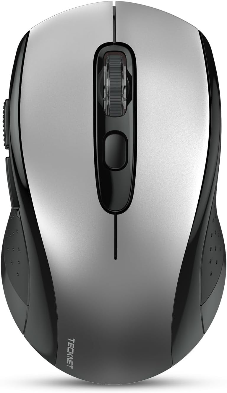 Slim Wireless Bluetooth Mouse 4000 DPI Multi Device Ergonomic Silent Clicks
