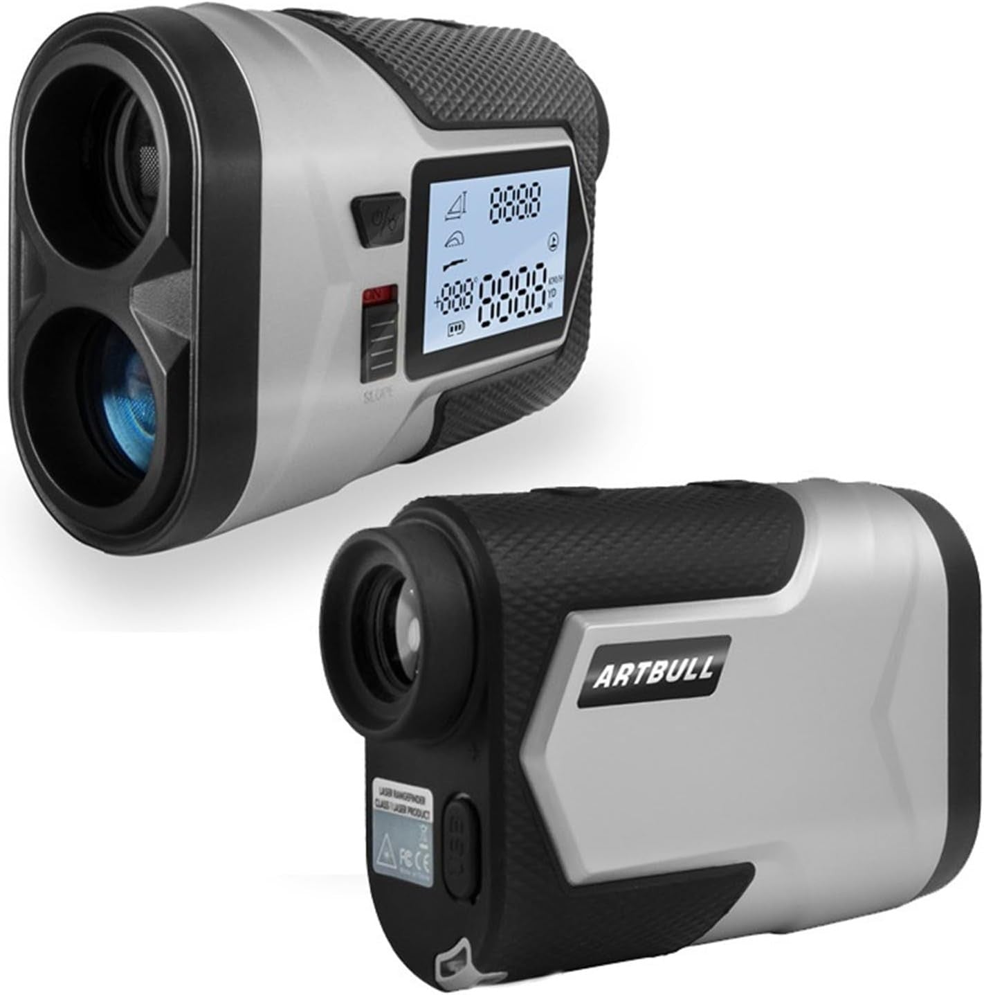 Golf Rangefinder 650M 6X Magnification LCD Slope Rechargeable USB