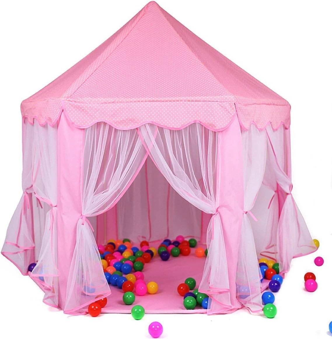 Large Princess Castle Play Tent Indoor Outdoor Fairy Playhouse Kids