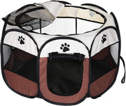 Portable Foldable Pet Playpen 72cm Dog Cat Crate Tent 600D Oxford Indoor Outdoor