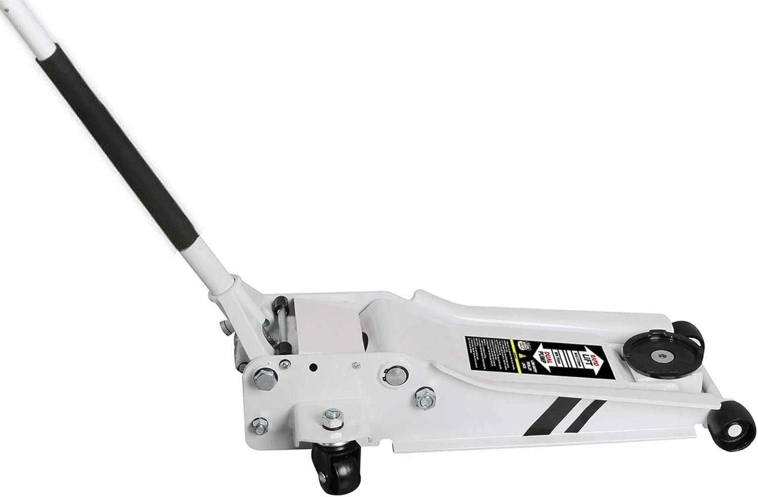 2.5 Ton Ultra Low Profile Trolley Jack 80–515mm Rocket Lift Twin Piston