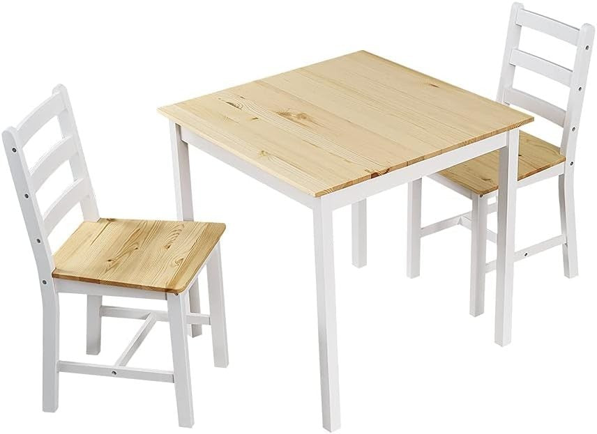 Solid Pine Dining Table & Chairs Set | Durable Kitchen Furniture, Natural