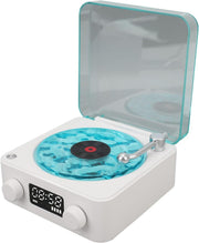 Portable Bluetooth Speaker Alarm Clock White Noise Night Light Retro Style