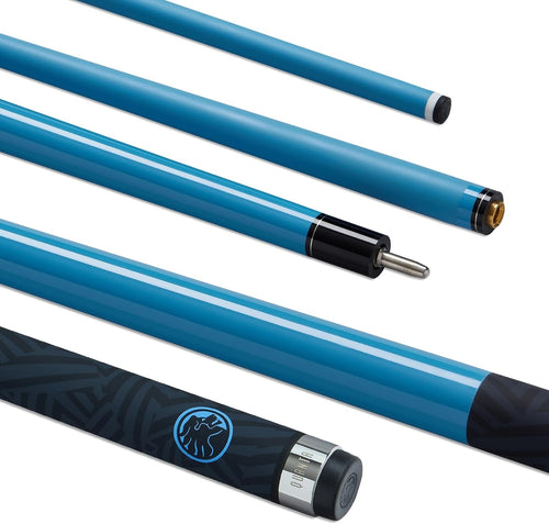 Carbon Fibre Snooker Pool Cue 58in 13mm Tip Quick Release Matte Grip