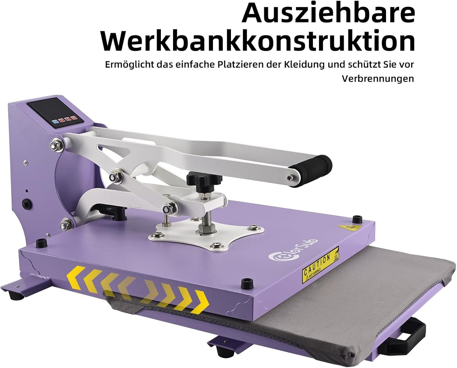15x15 Heat Machine 1600W Digital Sublimation T-Shirt Press
