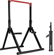 Foldable Power Tower Pull Up Dip Station Home Gym Strength Rack