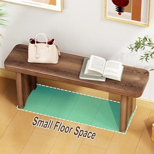 Rustic Wooden Entryway Bench Indoor Porch, Bedroom & Kitchen Seating 90cm