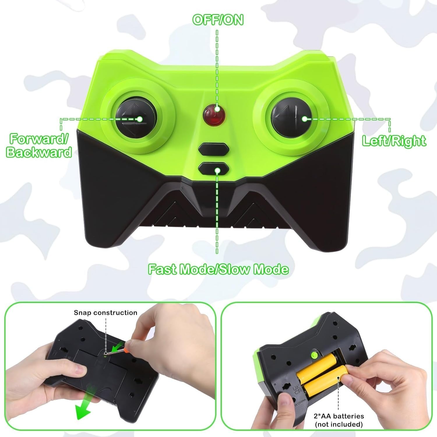 Mini 360° Flip Stunt RC Car 2.4GHz – Rechargeable Remote Control Toy for Kids 3+