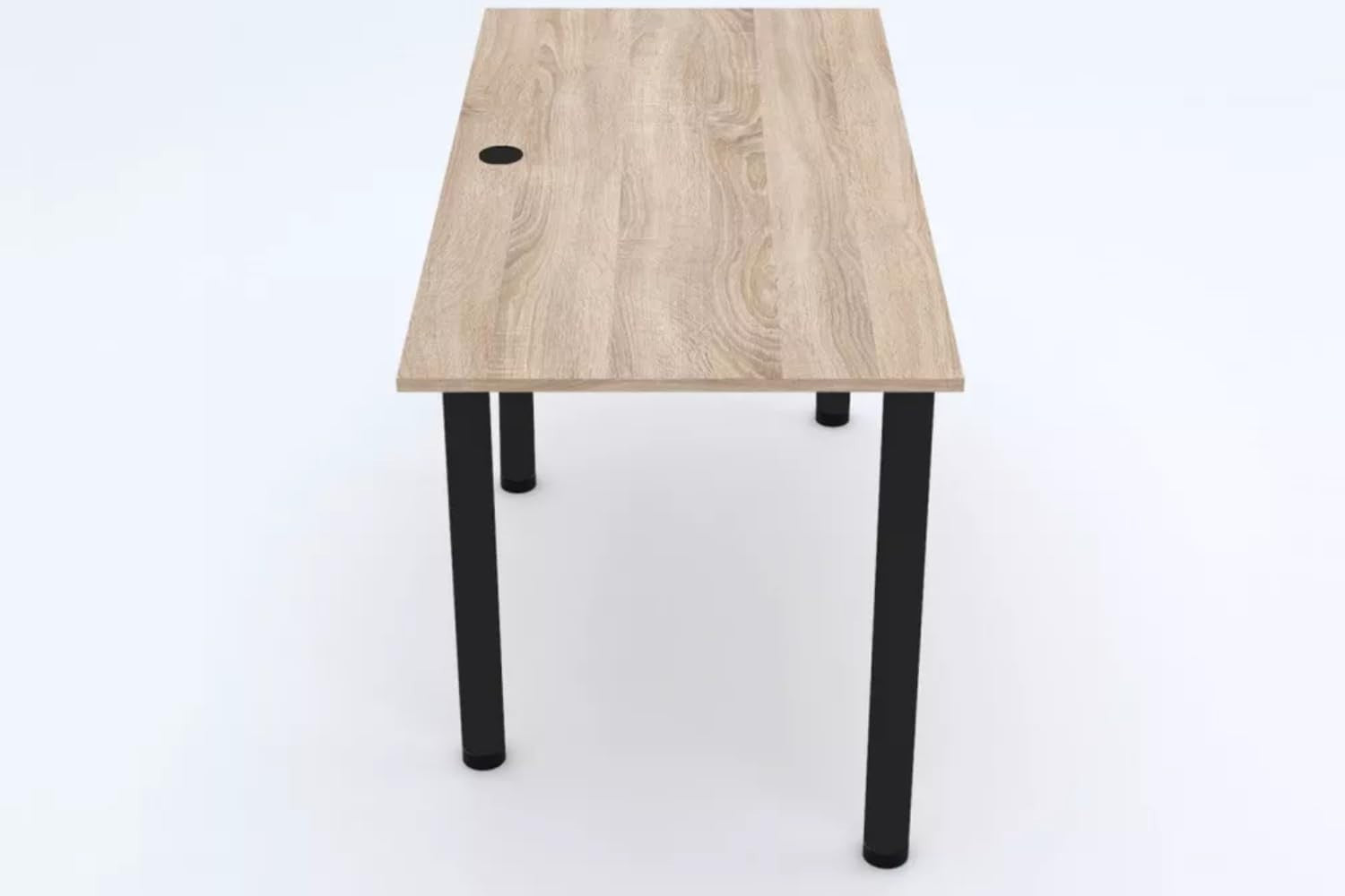Modern Adjustable Real Wood Desk w/Metal Legs 120x60cm