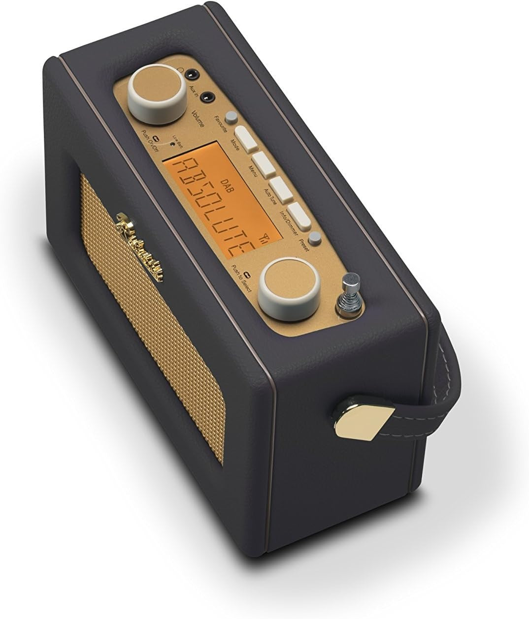 Portable DAB DAB+ FM Radio Bluetooth Retro Black/White