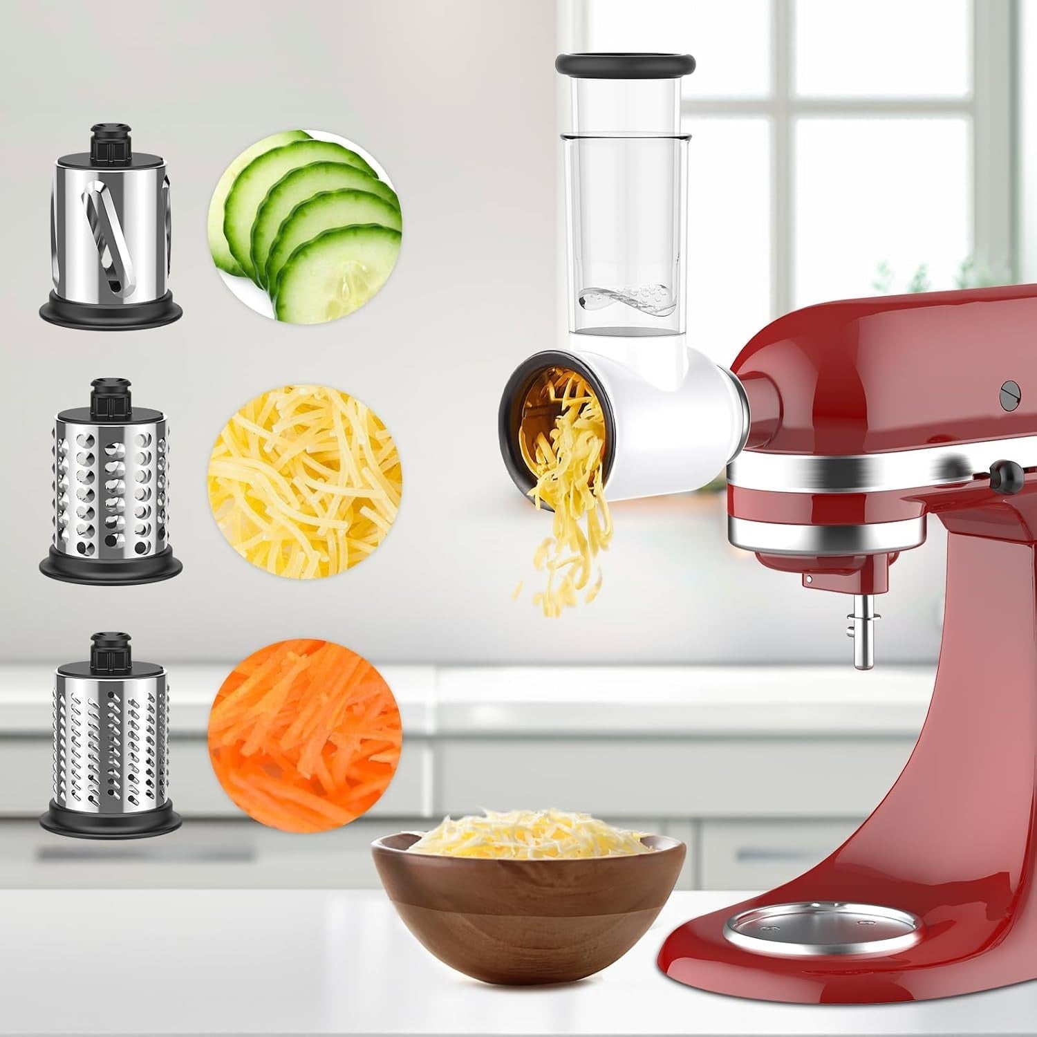 Meat Grinder Attachment Stand Mixer Sausage Stuffer Slicer Set