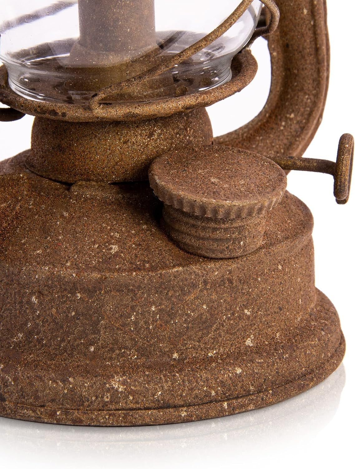 LED Rusty Garden Lantern Light Hanging or Standing Outdoor Decor