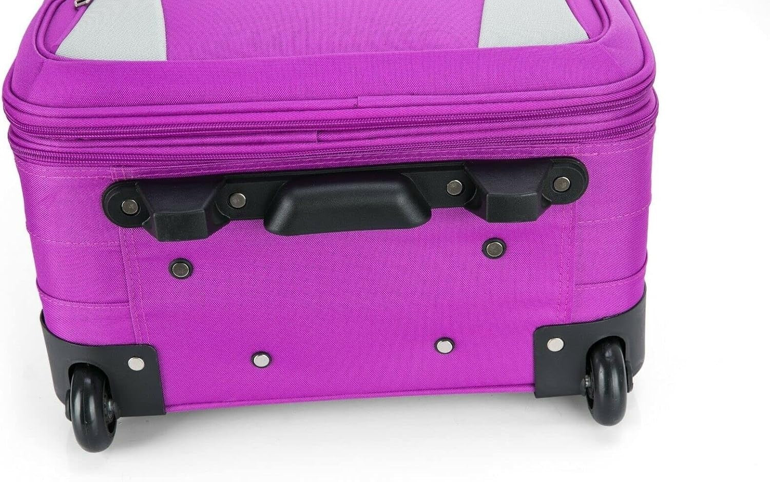 28 Inch Large Soft Suitcase Lightweight 2 Wheel Travel Trolley