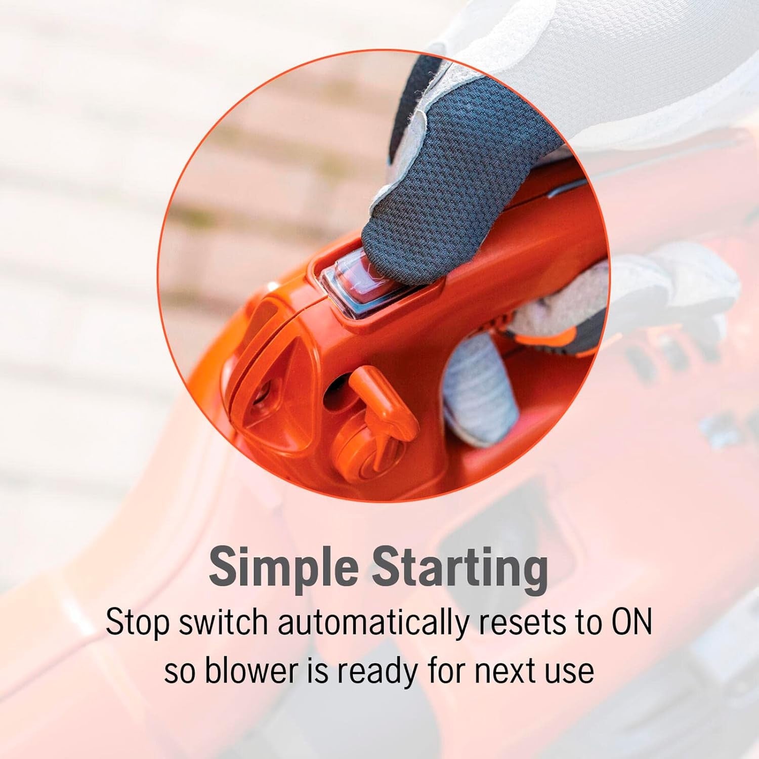 Petrol Leaf Blower 28cc 2-Stroke 170MPH High Power Handheld Garden Cleaner